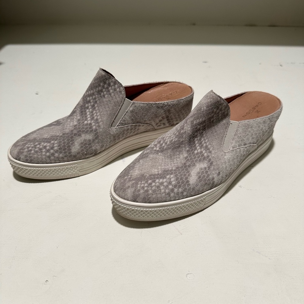 Gray Slip-On Women’s Shoes